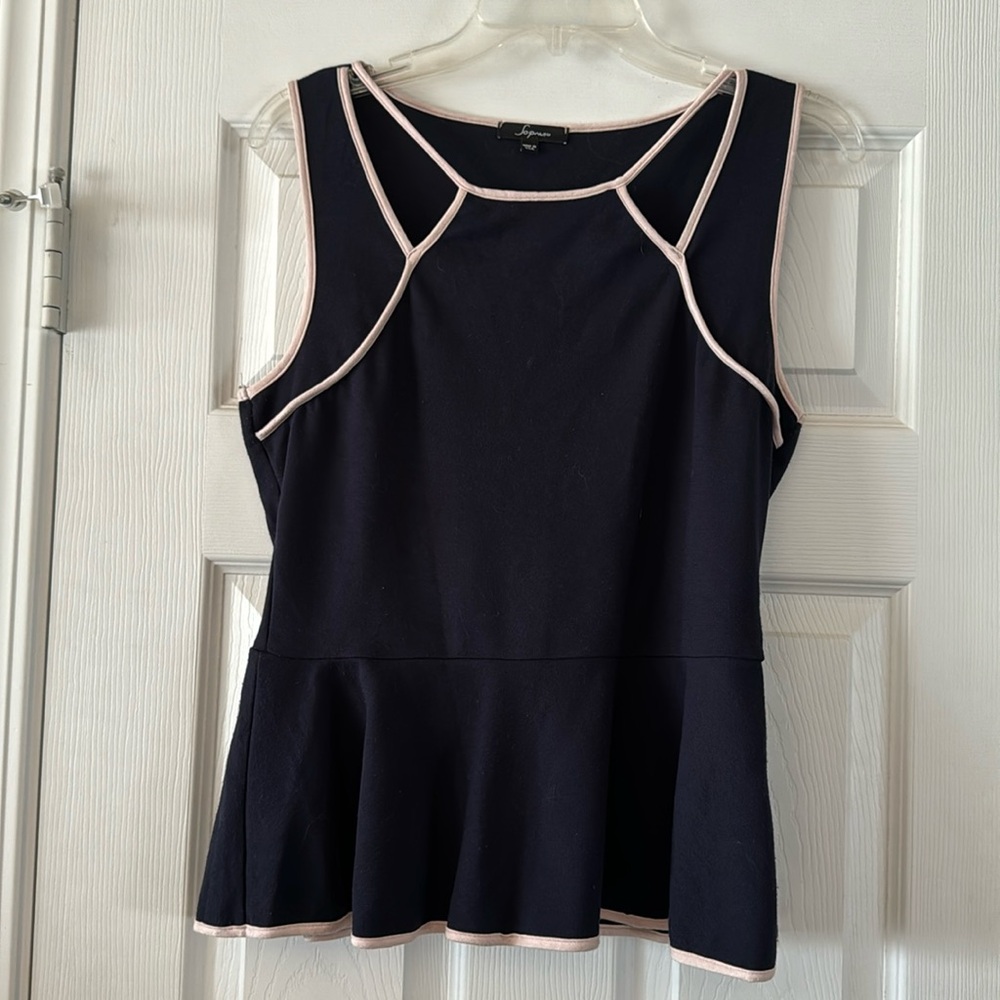 💙 2 for $10 💙 Navy Peplum Top